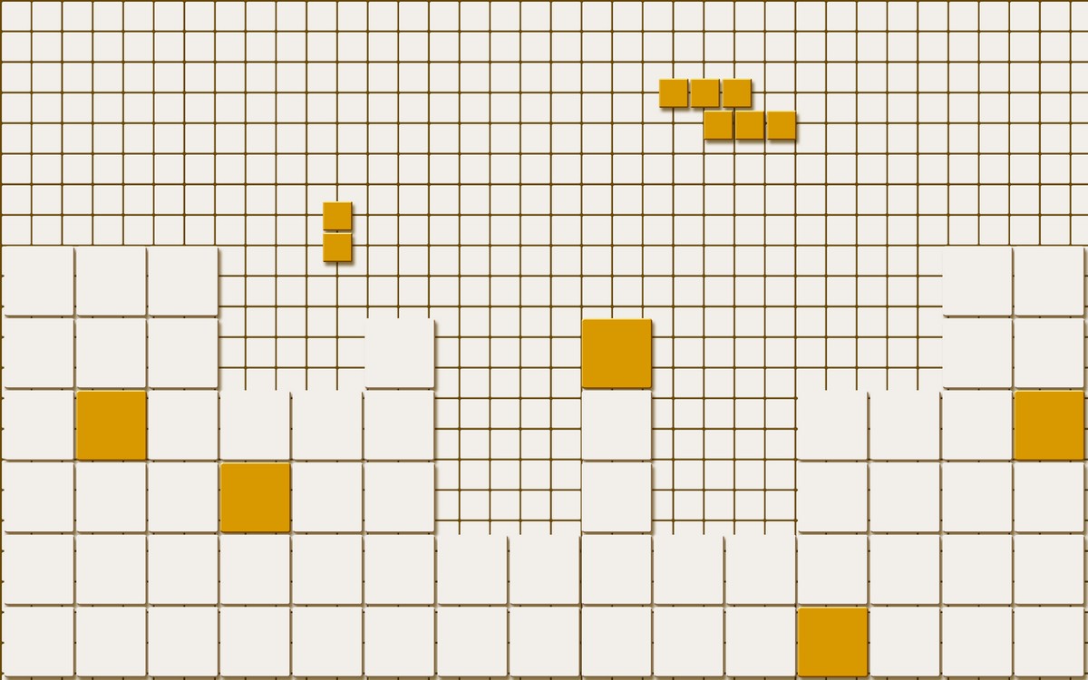 Фреска Тетрис 3D